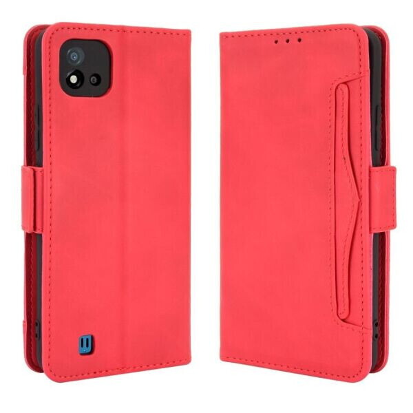 

Чехол Deexe Wallet Stand для Realme C11 2021 - Red