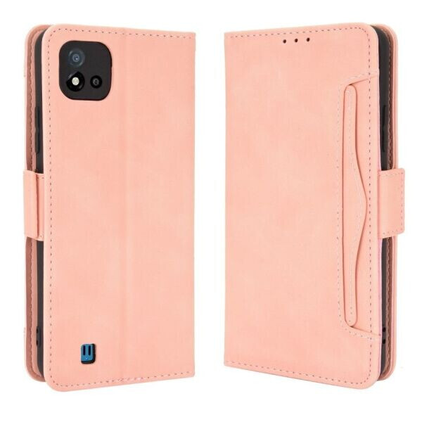 

Чехол Deexe Wallet Stand для Realme C11 2021 - Pink