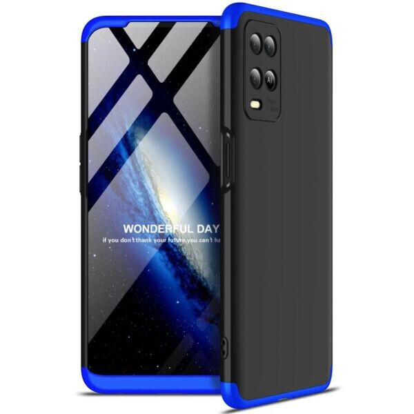 

Защитный чехол GKK Double Dip Case для OPPO A54 - Black / Blue