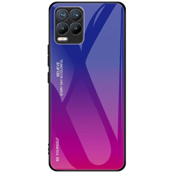 

Защитный чехол Deexe Gradient Color для Realme 8 / 8 Pro - Blue / Rose