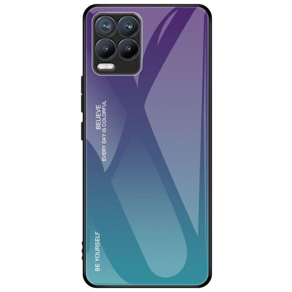 

Защитный чехол Deexe Gradient Color для Realme 8 / 8 Pro - Purple / Blue