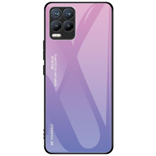 

Защитный чехол Deexe Gradient Color для Realme 8 / 8 Pro - Pink / Purple