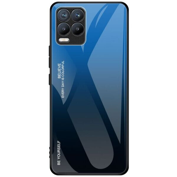 

Защитный чехол Deexe Gradient Color для Realme 8 / 8 Pro - Black / Blue