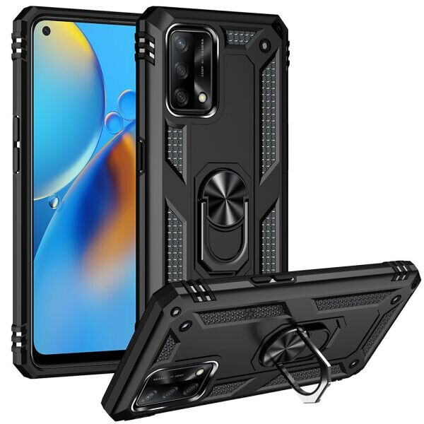 

Защитный чехол Deexe Armor Case для OPPO A74 - Black