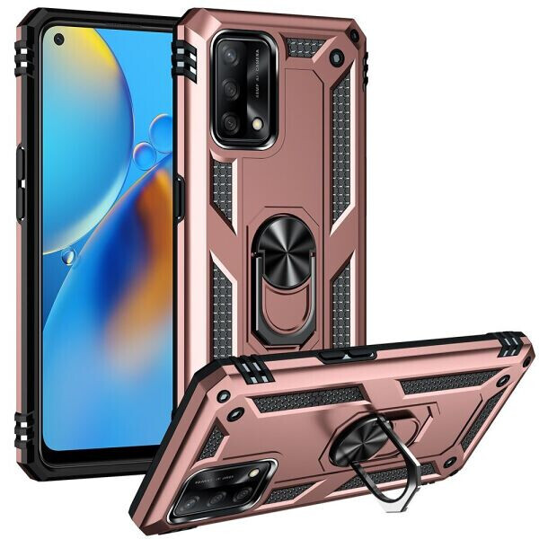 

Защитный чехол Deexe Armor Case для OPPO A74 - Rose Gold