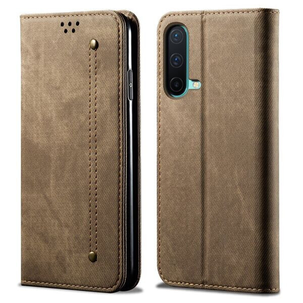 

Чехол-книжка UniCase Jeans Wallet для OnePlus Nord CE - Green