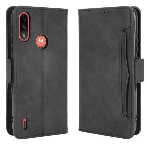 

Чехол Deexe Wallet Stand для Motorola Moto E7 Power / Moto E7i / Moto E7i Power - Black