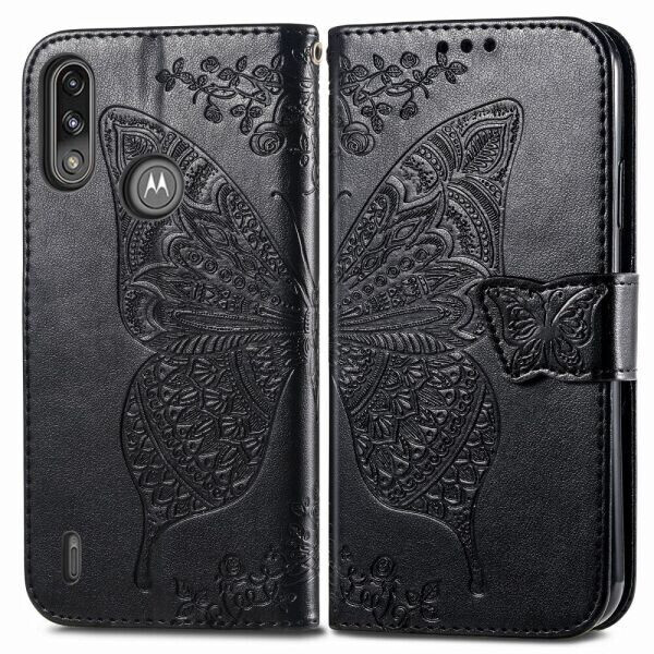 

Чехол UniCase Butterfly Pattern для Motorola Moto E7 Power / Moto E7i / Moto E7i Power - Black