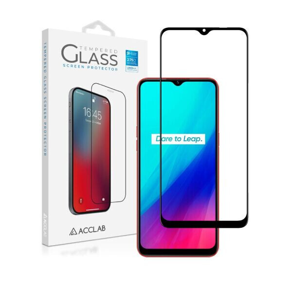 

Защитное стекло ACCLAB Full Glue для Realme C11 2021 - Black
