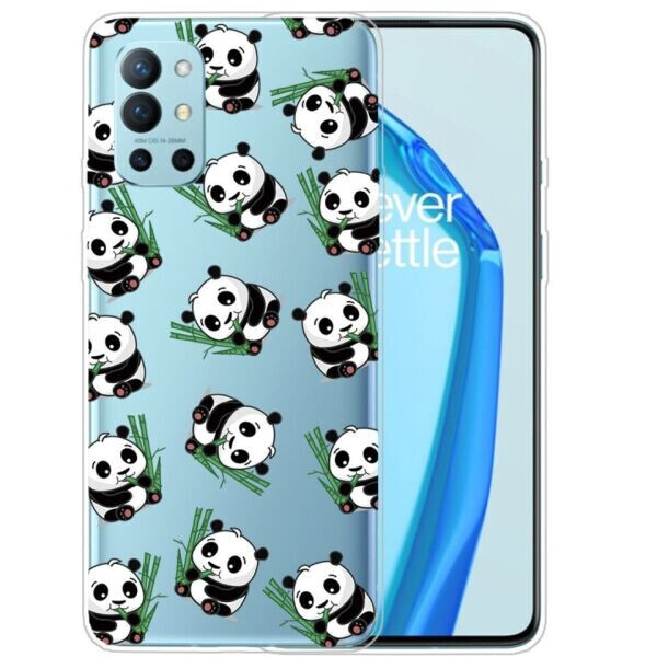 

Силиконовый (TPU) чехол Deexe Pretty Glossy для OnePlus 9R - Pandas and Bamboo