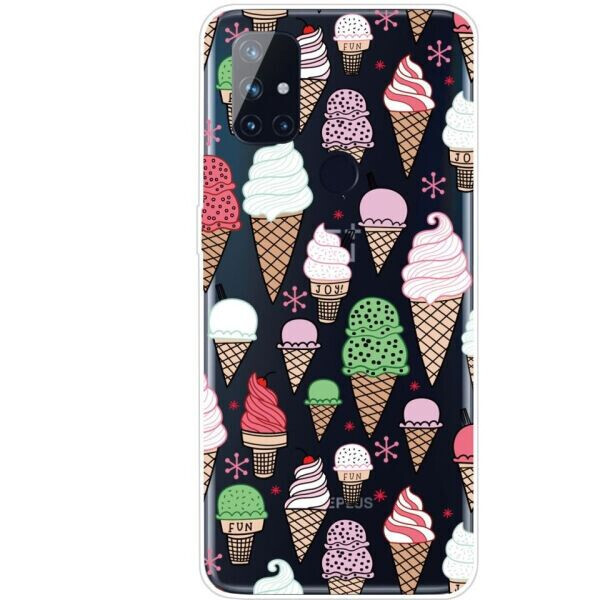 

Силиконовый (TPU) чехол Deexe Pretty Glossy для OnePlus Nord N100 - Ice Cream