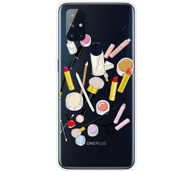 

Силиконовый (TPU) чехол Deexe Pretty Glossy для OnePlus Nord N100 - Makeups
