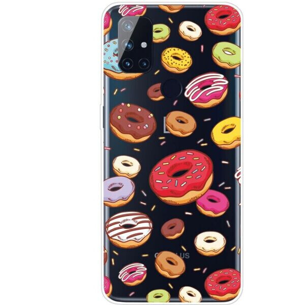 

Силиконовый (TPU) чехол Deexe Pretty Glossy для OnePlus Nord N100 - Doughnut
