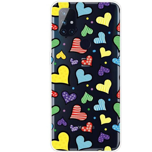 

Силиконовый (TPU) чехол Deexe Pretty Glossy для OnePlus Nord N100 - Hearts