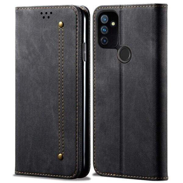 

Чехол-книжка UniCase Jeans Wallet для OnePlus Nord N100 - Black