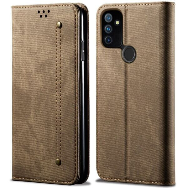 

Чехол-книжка UniCase Jeans Wallet для OnePlus Nord N100 - Khaki
