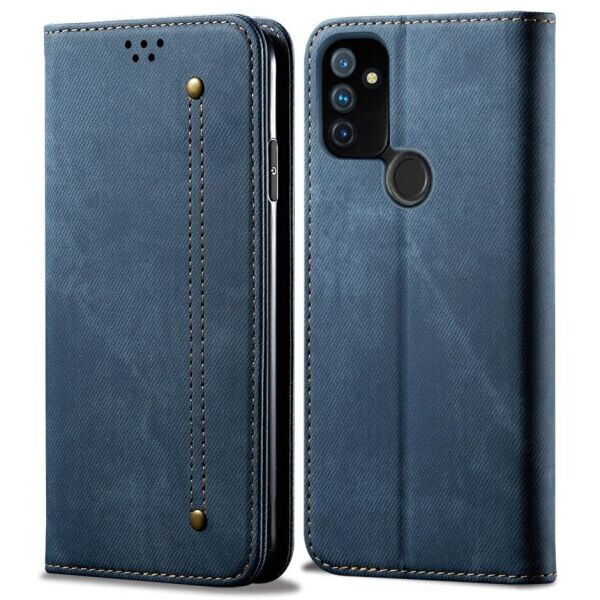 

Чехол-книжка UniCase Jeans Wallet для OnePlus Nord N100 - Blue