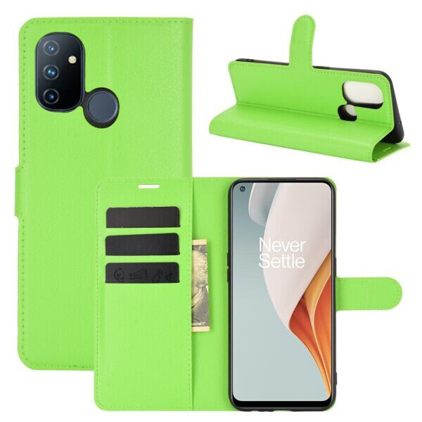 

Чехол-книжка Deexe Book Type для OnePlus Nord N100 - Green