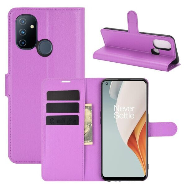

Чехол-книжка Deexe Book Type для OnePlus Nord N100 - Purple
