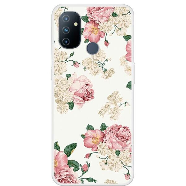 

Силиконовый (TPU) чехол Deexe Life Style для OnePlus Nord N100 - Vivid Flower