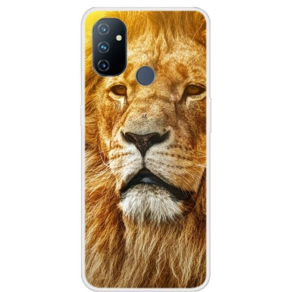 

Силиконовый (TPU) чехол Deexe Life Style для OnePlus Nord N100 - Lion