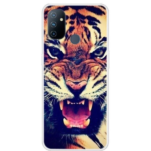 

Силиконовый (TPU) чехол Deexe Life Style для OnePlus Nord N100 - Tiger