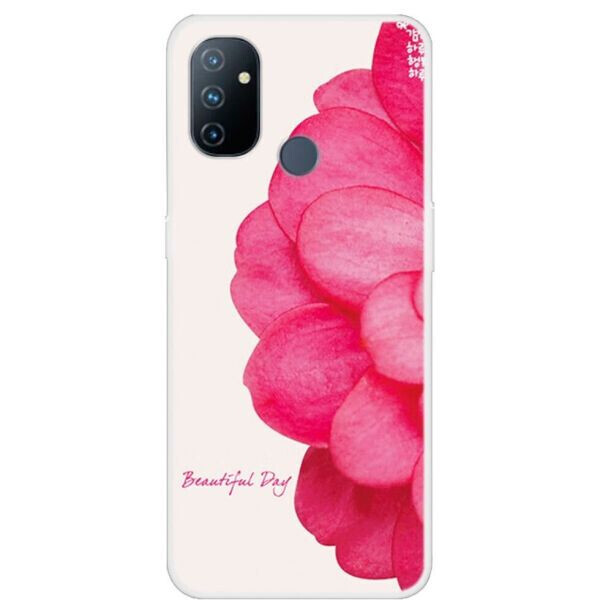 

Силиконовый (TPU) чехол Deexe Life Style для OnePlus Nord N100 - Rose Flower