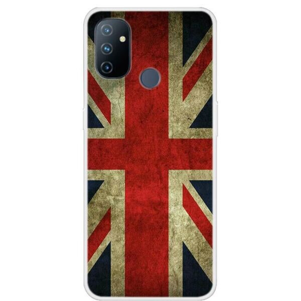 

Силиконовый (TPU) чехол Deexe Life Style для OnePlus Nord N100 - UK Flag