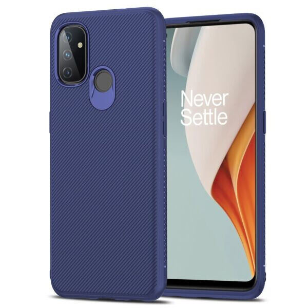 

Защитный чехол UniCase Twill Soft для OnePlus Nord N100 - Blue