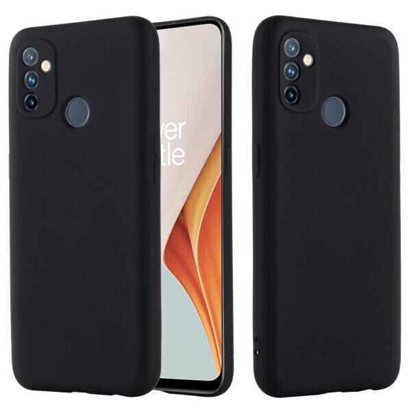 

Защитный чехол Deexe Silicone Case для OnePlus Nord N100 - Black