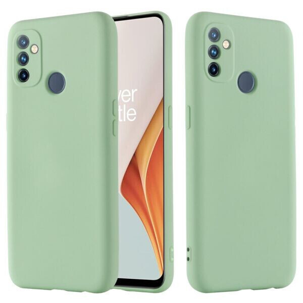 

Защитный чехол Deexe Silicone Case для OnePlus Nord N100 - Green