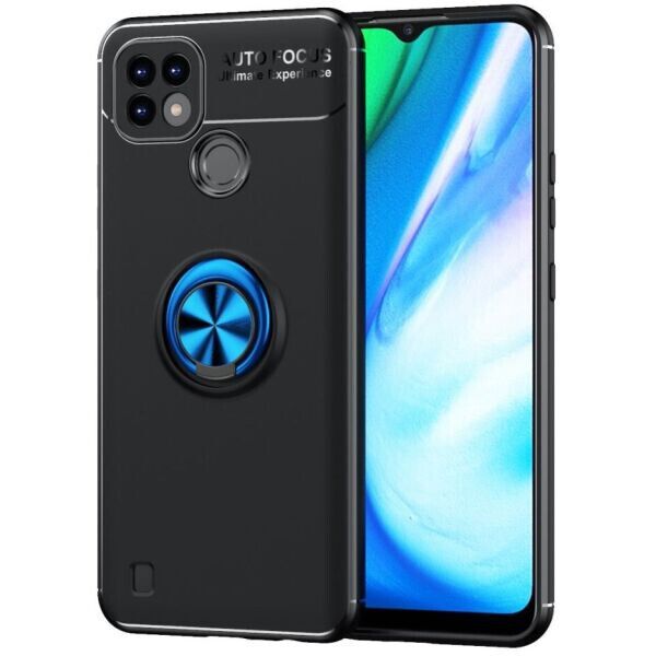 

Защитный чехол UniCase Magnetic Ring для Realme C21 - Black / Blue