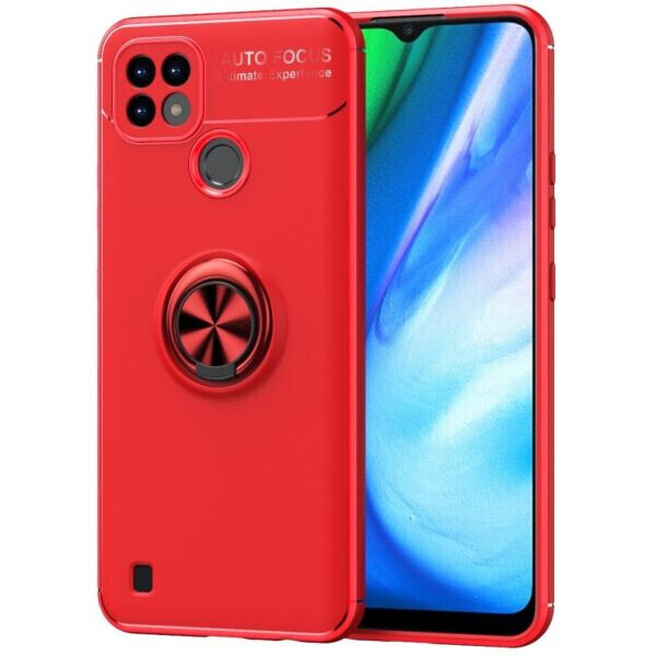 

Защитный чехол UniCase Magnetic Ring для Realme C21 - Red