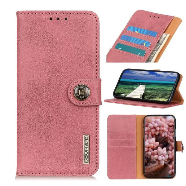 

Чехол-книжка KHAZNEH Wallet Cover для Realme C21 - Pink