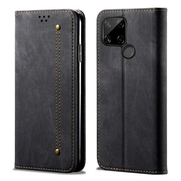 

Чехол-книжка UniCase Jeans Wallet для Realme C21 - Black