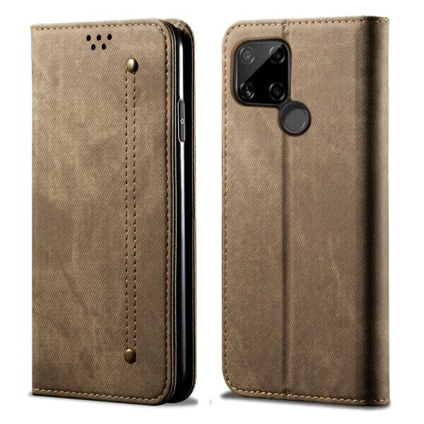 

Чехол-книжка UniCase Jeans Wallet для Realme C21 - Green