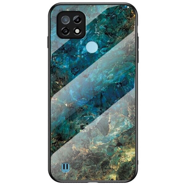 

Защитный чехол Deexe Gradient Pattern для Realme C21 - Emerald
