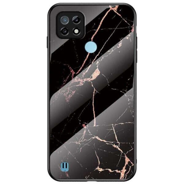 

Защитный чехол Deexe Gradient Pattern для Realme C21 - Black / Gold