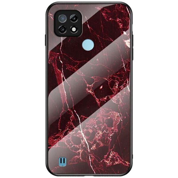 

Защитный чехол Deexe Gradient Pattern для Realme C21 - Red