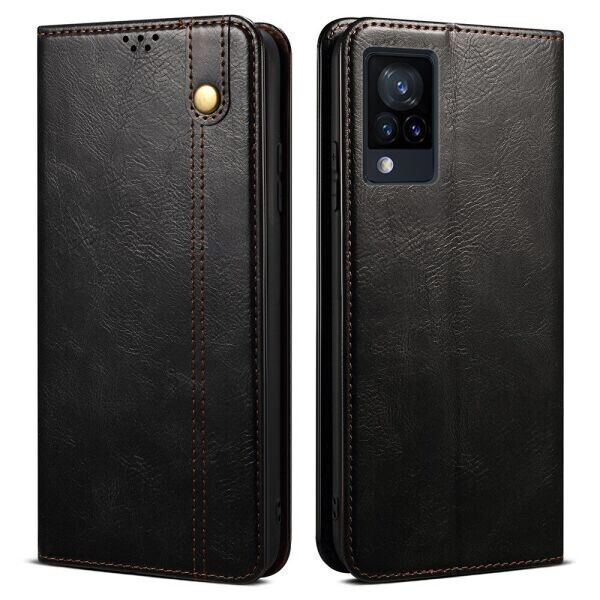 

Защитный чехол UniCase Leather Wallet для VIVO V21e - Black