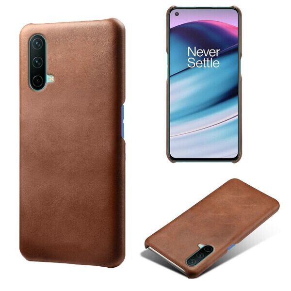 

Защитный чехол KSQ Leather Cover для OnePlus Nord CE - Brown