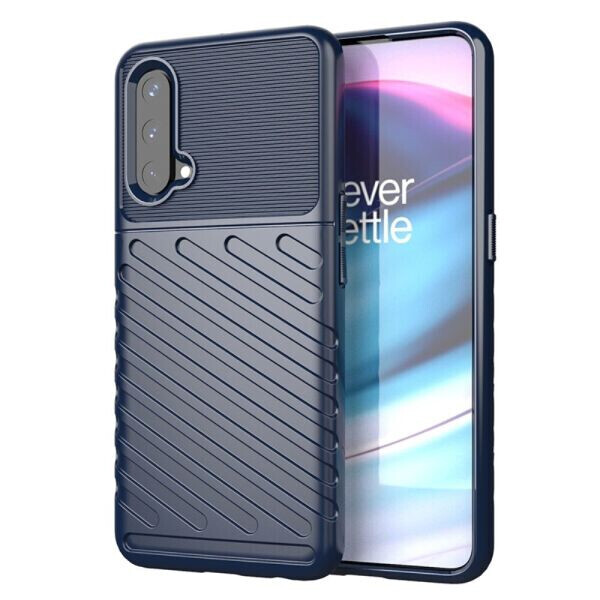 

Защитный чехол Deexe Thunder Series для OnePlus Nord CE - Blue