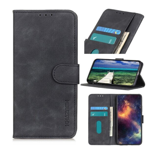 

Чехол-книжка KHAZNEH Retro Wallet для Nokia X10 / X20 - Black