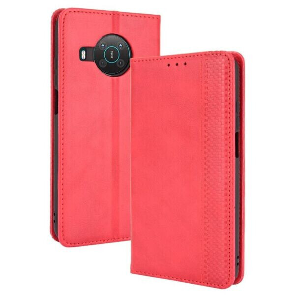 

Чехол Deexe Retro Style для Nokia X10 / X20 - Red