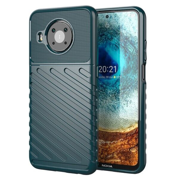 

Защитный чехол Deexe Thunder Series для Nokia X10 / X20 - Green