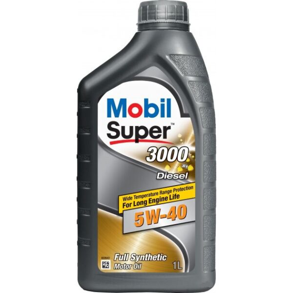 

Моторное масло Mobil Super 3000 Diesel 5W-40, 1л.