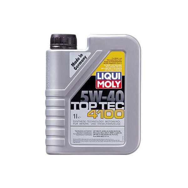 

Синтетическое моторное масло Liqui Moly Top Tec 4100 SAE 5W-40 1 л.