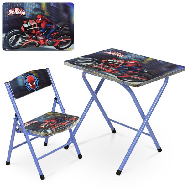 

Столик со стульчиком складной Bambi Spider-man A19-BLSP Blue (A19-BLSP)