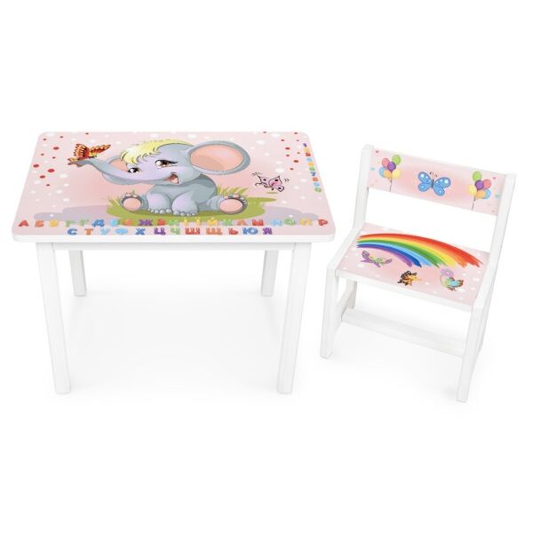 

Столик Bambi Слоник BSM1-47ua Grey / Pink (BSM1-47ua)