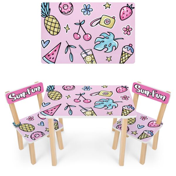 

Столик Bambi Девочки 501-130-2R Fruits Pink (501-130-2R)